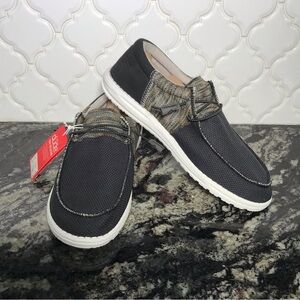 Hey Dudes Wally Sox Funk Black - Men’s 13   New With Tags